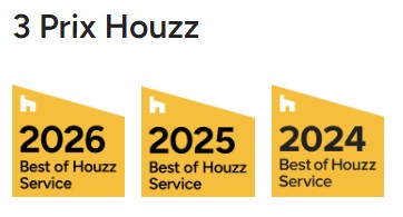 3 prix houzz 3 récompenses Houzz meilleur service